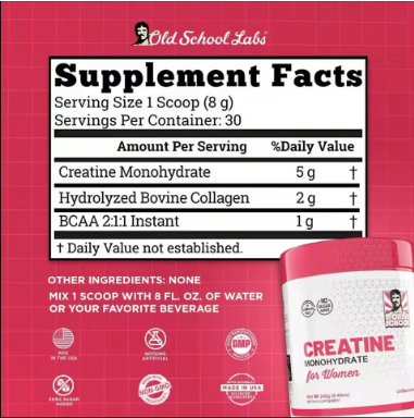 Bloomic Glow+ Creatine for Women.